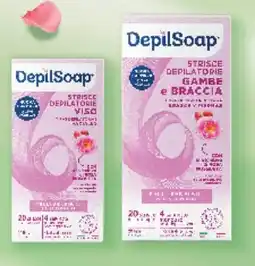 Acqua & Sapone DepilSoap pelli sensibili strisce depilatorie viso/gambe e braccia offerta