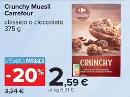 Carrefour Carrefour Crunchy Muesli offerta