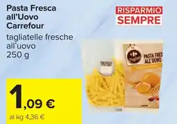 Carrefour Carrefour Pasta Fresca all'Uovo offerta
