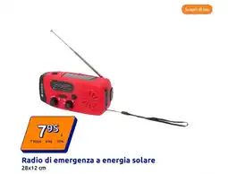 Action Scopri di più radio di emergenza a energia solare offerta