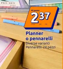 Planner o pennarelli diverse varianti pennarelli: 24 pezzi