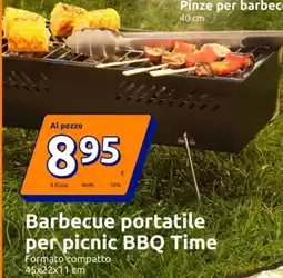 Action Barbecue portatile per picnic bbq time offerta
