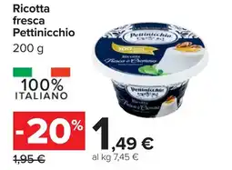 Carrefour Pettinicchio Ricotta fresca offerta