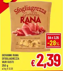 A&O Giovanni rana sfogliagrezza vari gusti offerta