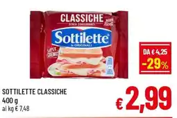 A&O Sottilette classiche offerta