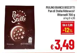 A&O Mulino bianco biscotti pan di stelle/abbracci/ ritornelli offerta