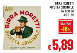 A&O Birra moretti ricetta originale offerta