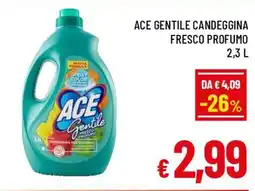 A&O Ace gentile candeggina fresco profumo offerta