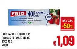 A&O Frio sacchetti gelo in rotolo formato medio 23 x 32 cm offerta