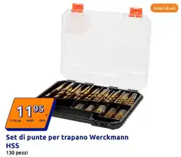 Action Scopri di più set di punte per trapano werckmann hss offerta