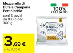 Carrefour Pettinicchio Mozzarella di Bufala Campana offerta