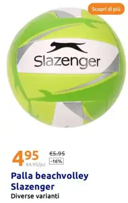 Action Scopri di più palla beachvolley slazenger offerta