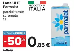 Carrefour Parmalat Latte UHT offerta