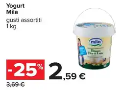 Carrefour Mila Yogurt offerta