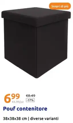 Action Scopri di più pouf contenitore offerta