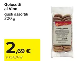 Carrefour Golosetti al Vino offerta