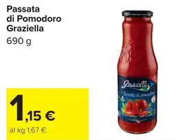 Carrefour Graziella Passata di Pomodoro offerta