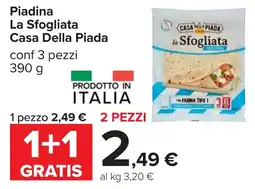 Carrefour Casa Della Piada Piadina La Sfogliata offerta