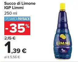 Carrefour Limmi Succo di Limone IGP offerta
