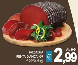 PrestoFresco Bresaola punta d'anca igp offerta