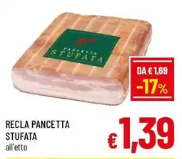 A&O Recla pancetta stufata offerta
