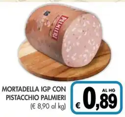 PrestoFresco Mortadella igp con pistacchio palmieri offerta