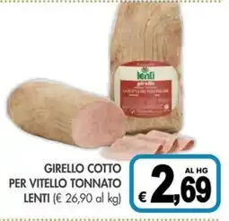 PrestoFresco Girello cotto per vitello tonnato lenti offerta