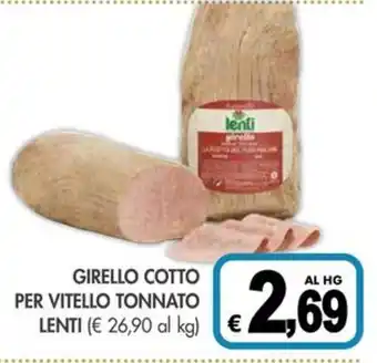 PrestoFresco Girello cotto per vitello tonnato lenti offerta