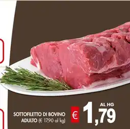 PrestoFresco Sottofiletto di bovino adulto offerta
