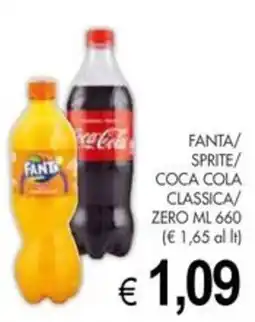 PrestoFresco Fanta sprite coca cola classica zero offerta