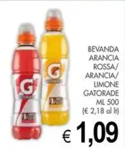 PrestoFresco Gatorade bevanda arancia rossa arancia limone offerta