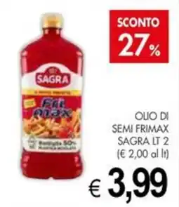 PrestoFresco Sagra olio di semi frimax offerta