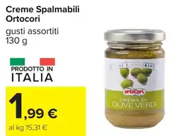 Carrefour Ortocori Creme Spalmabili offerta