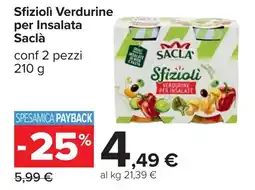 Carrefour Saclà Sfizioli Verdurine per Insalata offerta