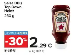 Carrefour Heinz Salsa BBQ Top Down offerta