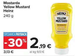Carrefour Heinz Mostarda Yellow Mustard offerta