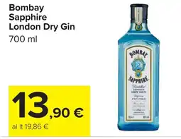 Carrefour Bombay Sapphire London Dry Gin offerta