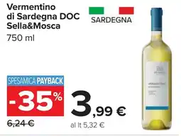 Carrefour Sella&Mosca Vermentino di Sardegna DOC offerta