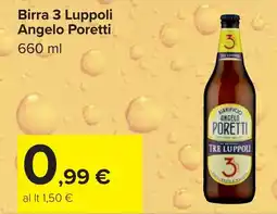 Carrefour Angelo Poretti Birra 3 Luppoli offerta