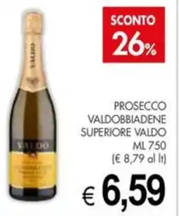 PrestoFresco Valdo prosecco valdobbiadene superiore offerta