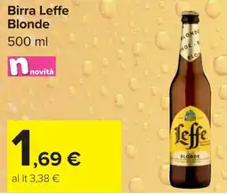 Carrefour Birra Leffe Blonde offerta