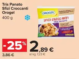 Carrefour Orogel Tris Panato Sfizi Croccanti offerta