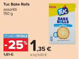 Carrefour Tuc Bake Rolls offerta
