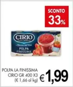 PrestoFresco Cirio polpa la finissima offerta