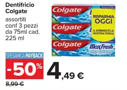 Carrefour Colgate Dentifricio offerta