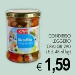 PrestoFresco Crai condiriso leggero offerta