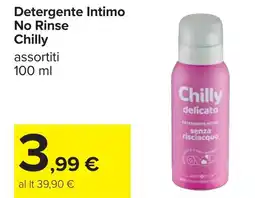 Carrefour Chilly Detergente Intimo No Rinse offerta