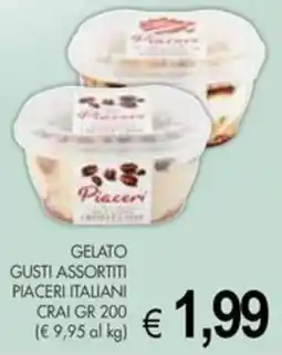 PrestoFresco Crai gelato gusti assortiti piaceri italiani offerta