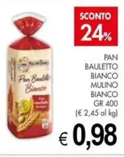 PrestoFresco Mulino bianco pan bauletto bianco offerta