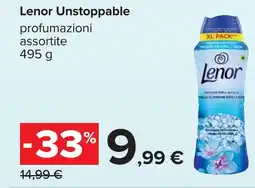 Carrefour Lenor Unstoppable profumazioni assortite offerta